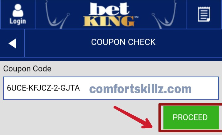 Betking Old Mobile Check Coupon