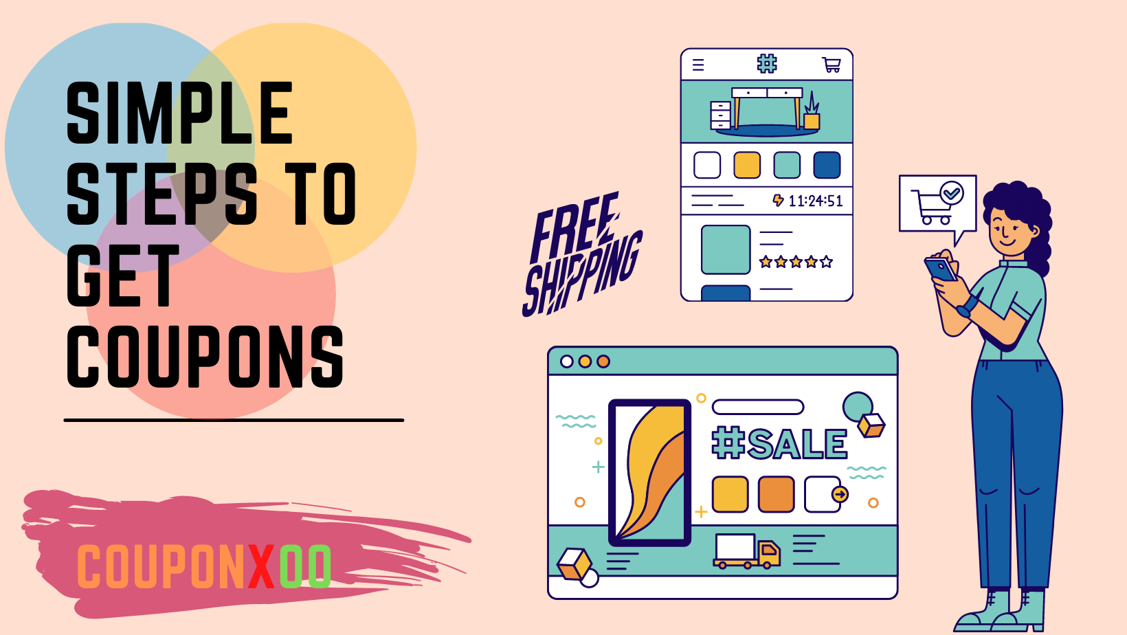 Simple steps to grab coupons at CouponXoo