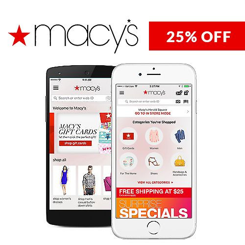 Macy's new app promo code Outlet