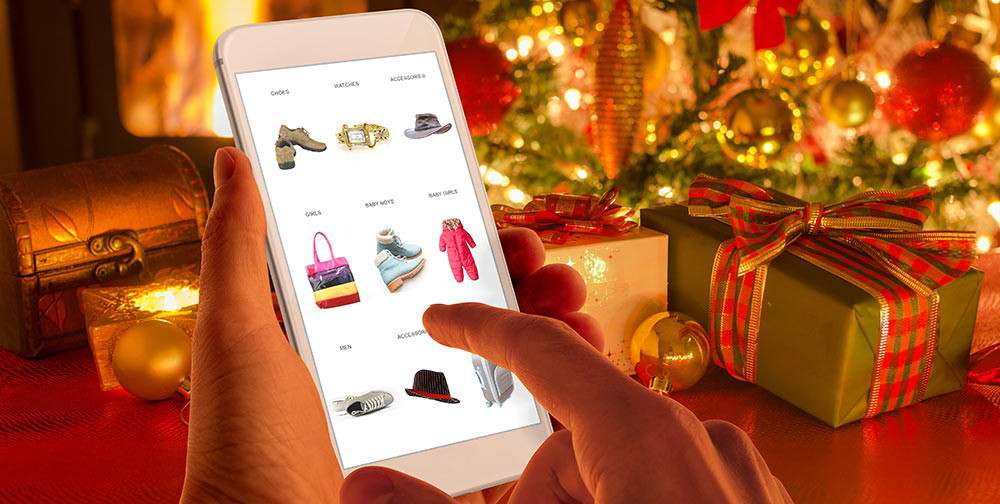 the eCommerce website for Christmas