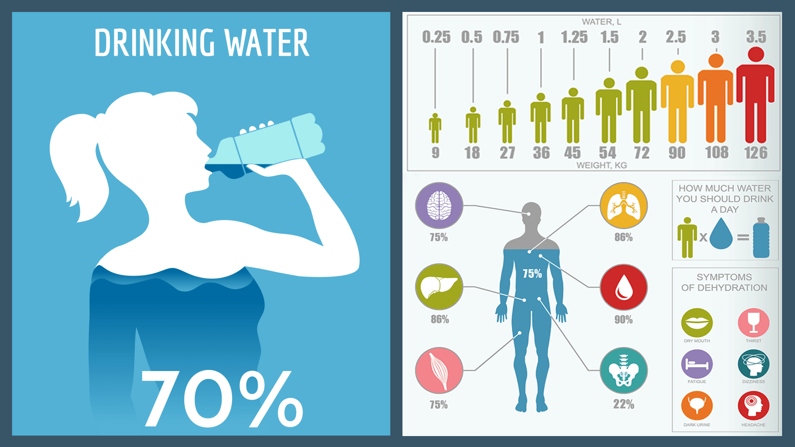 an animated girl is drinking water from a bottle